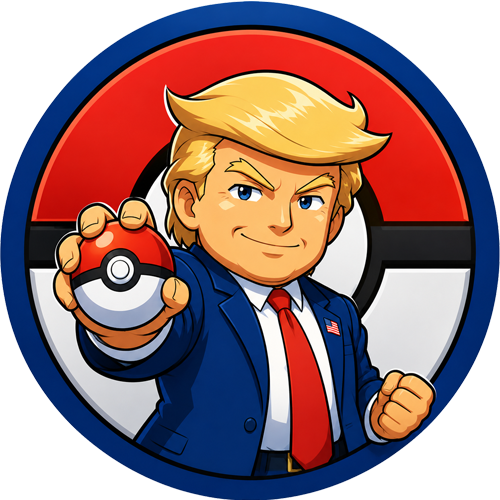 Pokemon Trump logo