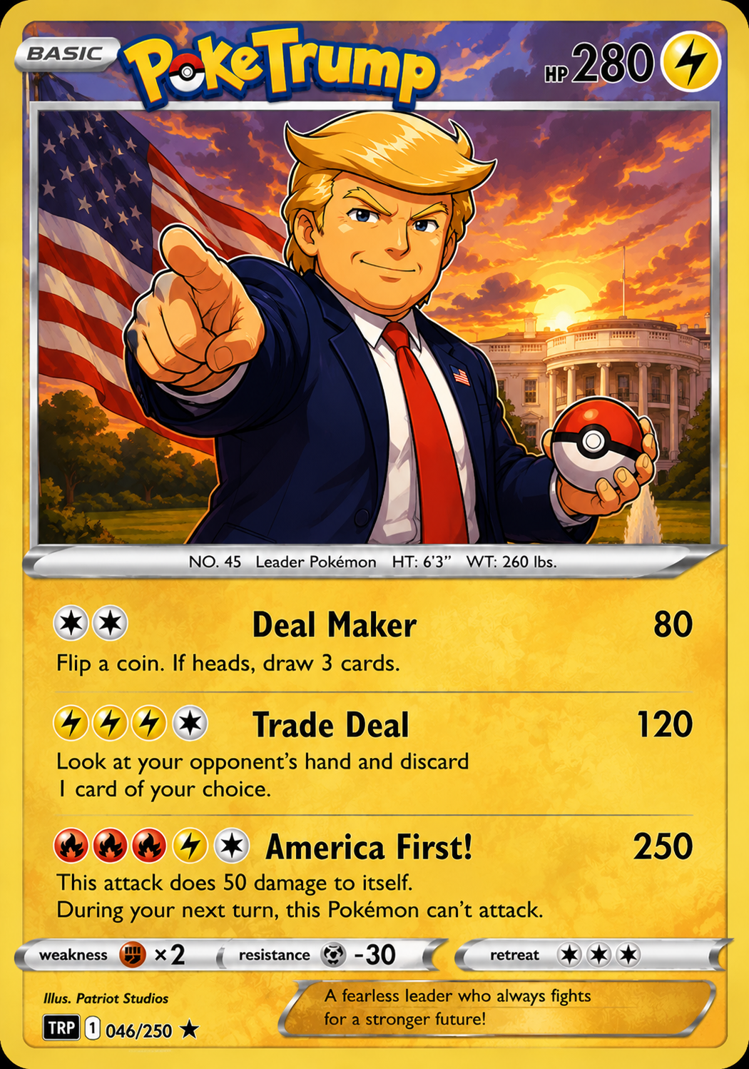 Pokemon Trump big impact artwork