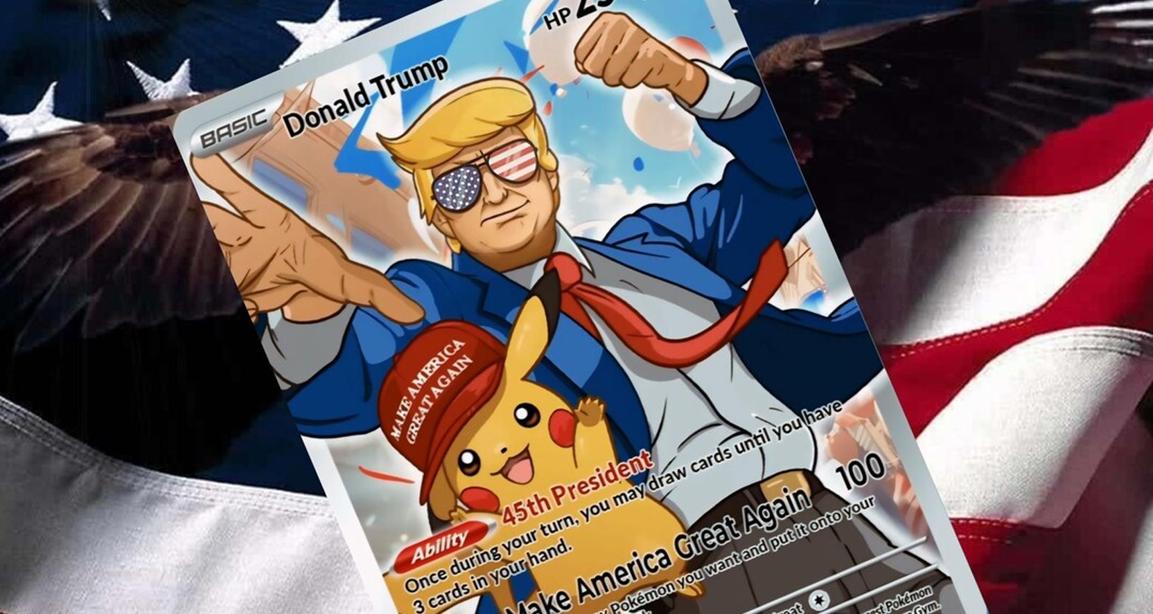 Pokemon Trump Small Ball banner